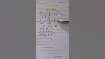Thumbnail of All I want ~(Lyrics)#Breeze #lyrics #alliwant #alliwant