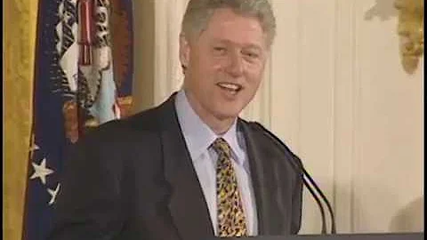 Pres. Clinton at Natl. Awards for Science and Tech...