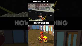 How It Started vs How It's Going 🏍️ #SteamNextFest #BringIt #indiegame #steamgame #gamedev