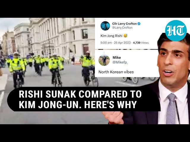 'Kim Jong Rishi': UK PM roasted for 'dictator-style' motorcade in London | Viral class=