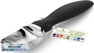 Spring Chef Ice Cream Scoop with Comfortable Handle Black Review
