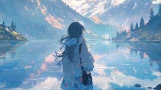 Peaceful Lofi Lake Escape 🌊 | Anime Girl by the Water | Chill Beats & Mountain Views for Daydreaming screenshot 2