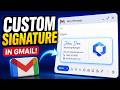 How to Insert A Signature In Gmail