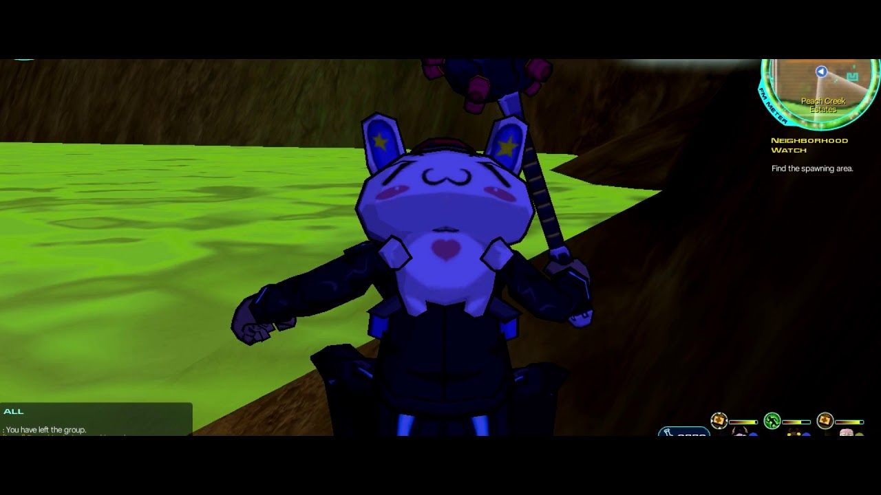 under water glitch ( fusionfall retro).