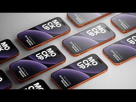 Realistic Phone Mockup Animation - After Effects & Premiere Pro Template