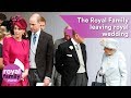 The Royal Family leaving Princess Eugenie's wedding