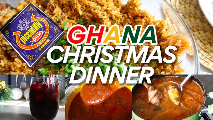 COOKING EASY GHANAIAN RECIPES FOR CHRISTMAS DINNER! |TYPICAL GHANAIAN FOOD