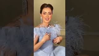 ميك اب  عروس هادئ خمري ترانه زماني