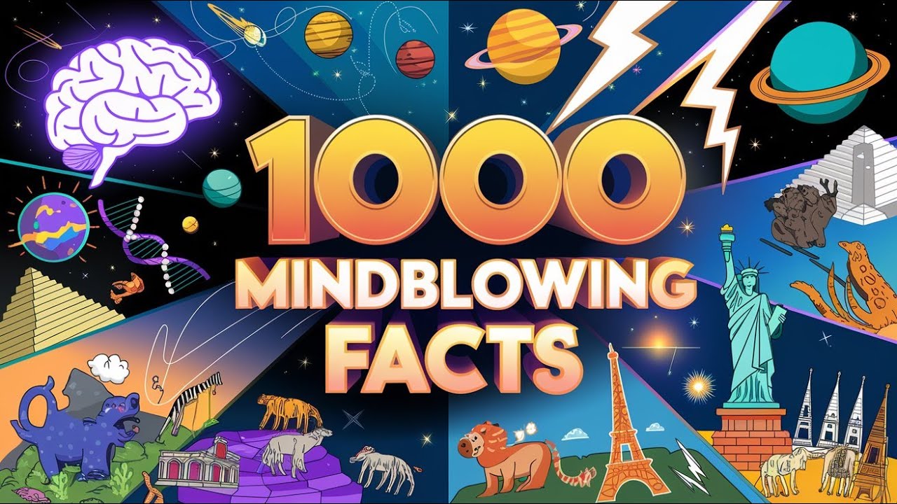 1000 MIND BLOWING Facts About Our World You Never Knew - YouTube