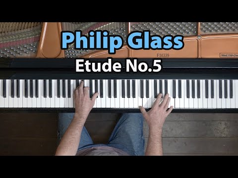 Philip Glass "Etude No.5" P. Barton, FEURICH piano