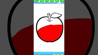 Drawing apple |apple draw |apple ki chitra Apple |seb KA CHITRA BANAO |apple COLOUR | SARAEDUCATION