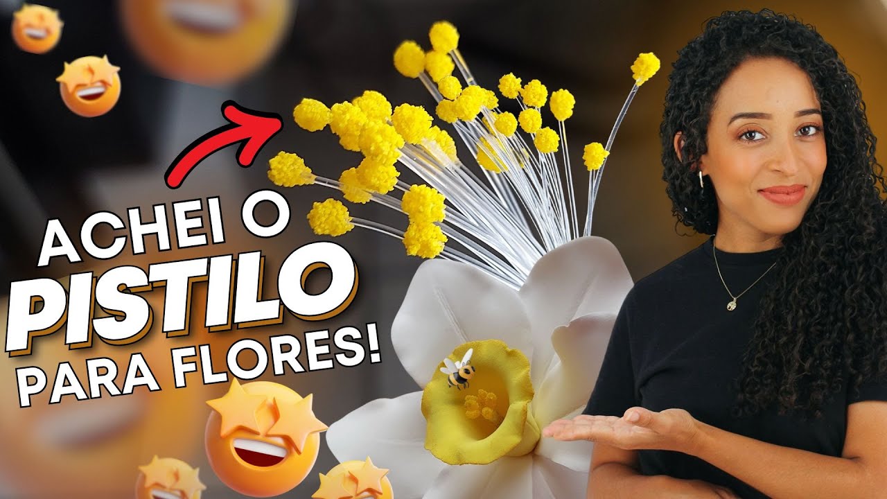 Chega de procurar pistilos! Faça do zero com apenas 3 materiais (FÁCIL e LINDO)