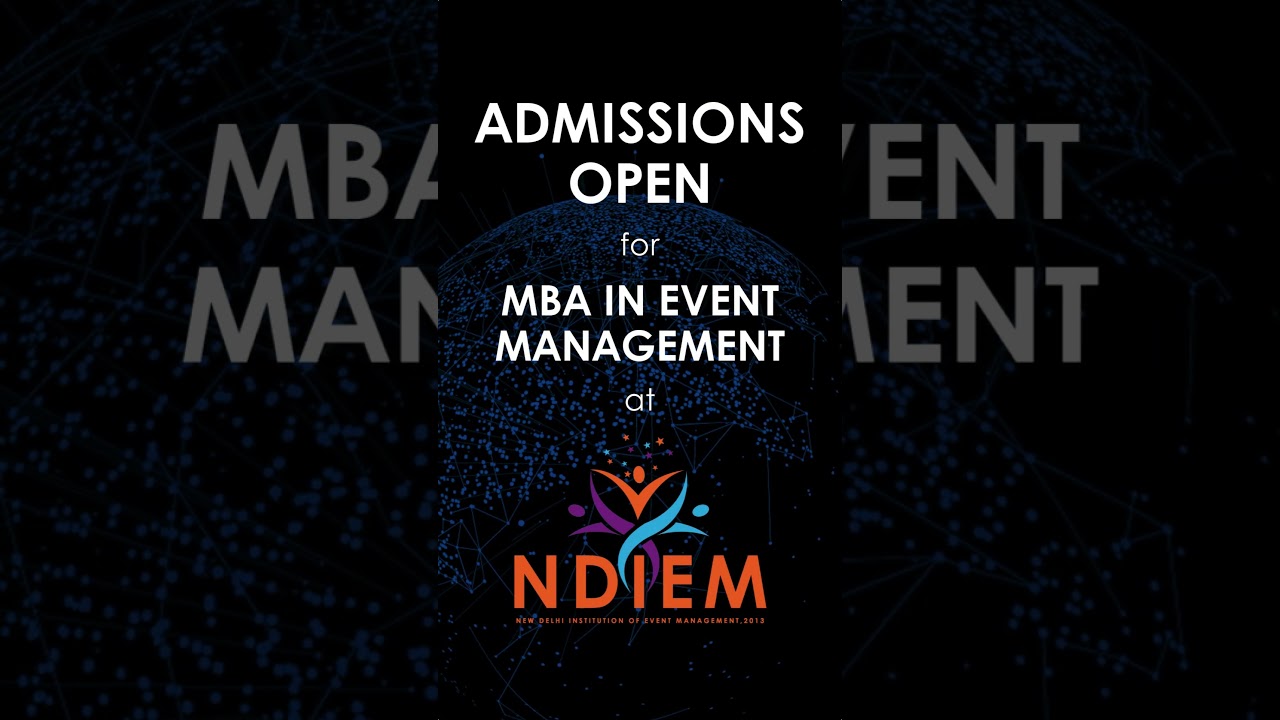 Admissions open for MBA in Event Management | Best Event Management College