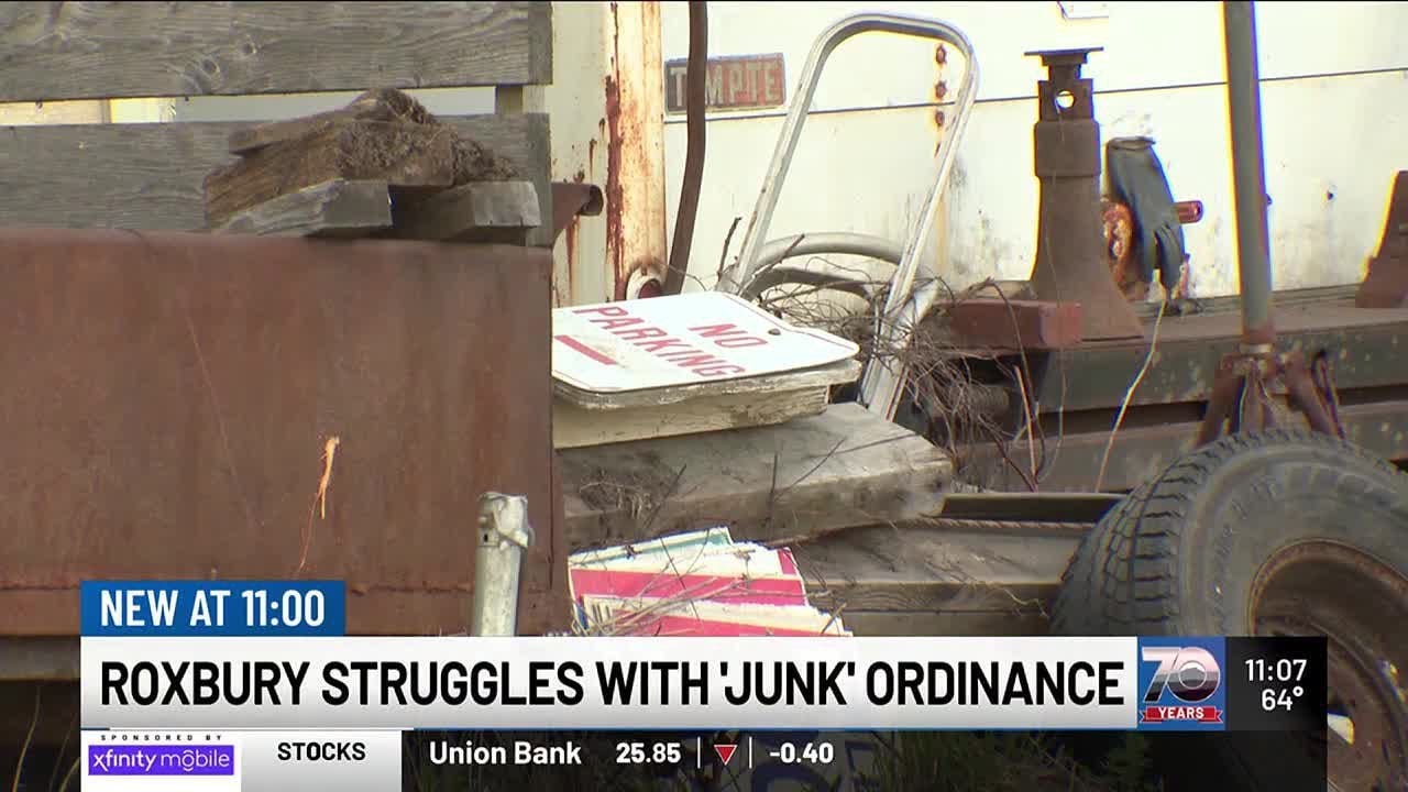 Roxbury residents at odds over new 'junk' ordinance YouTube