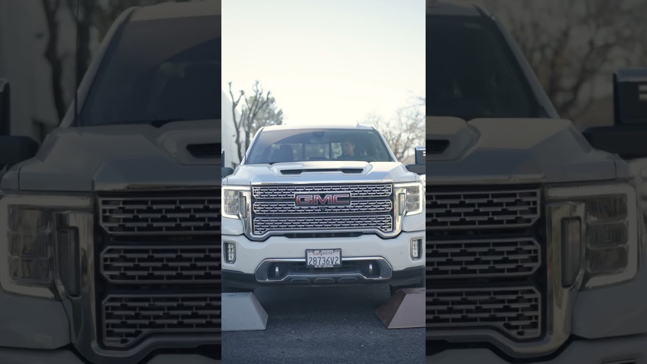 TRUCK VS GFRC...WILL IT BREAK??? 😱🔥 #theoutdoorplus #madeinusa #outdoorliving #gfrc