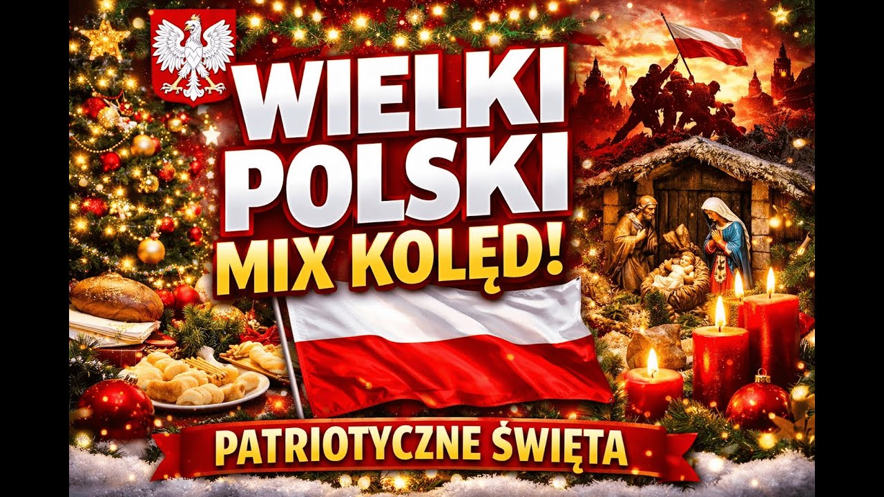 🇵🇱 WIELKI POLSKI MIX KOLĘD 🎄 PODNIOSŁE, PATRIOTYCZNE KOLĘDY NA WIGILIĘ I ŚWIĘTA | POLSKA TRADYCJA