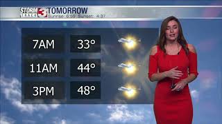 December 7th Evening Weather
