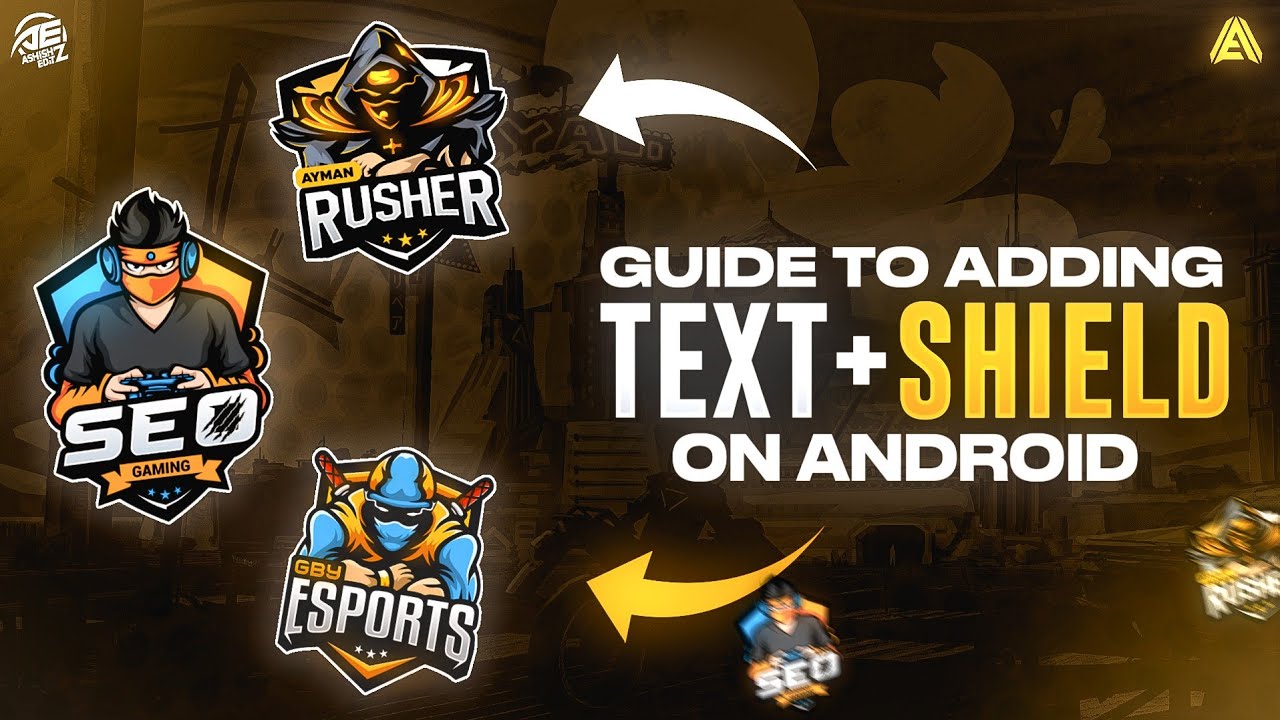 How To Add Text And Background In Your Mascot Logo On Android || Ps cc \ Ps Touch Tutorial Hindi.