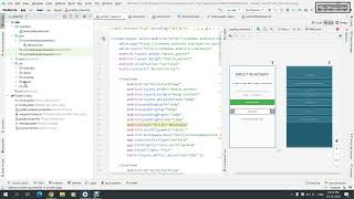 How to remove/hide Title/action bar using Android Studio | in HINDI