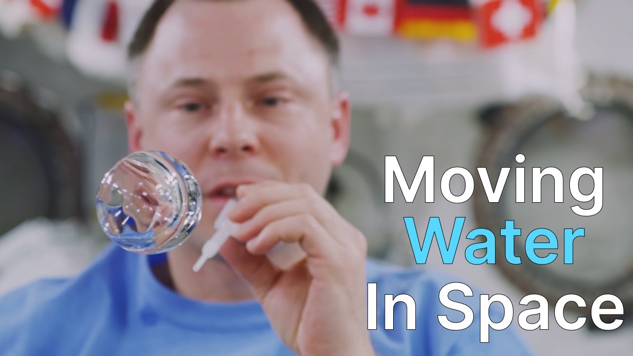 Moving Water in Space - YouTube
