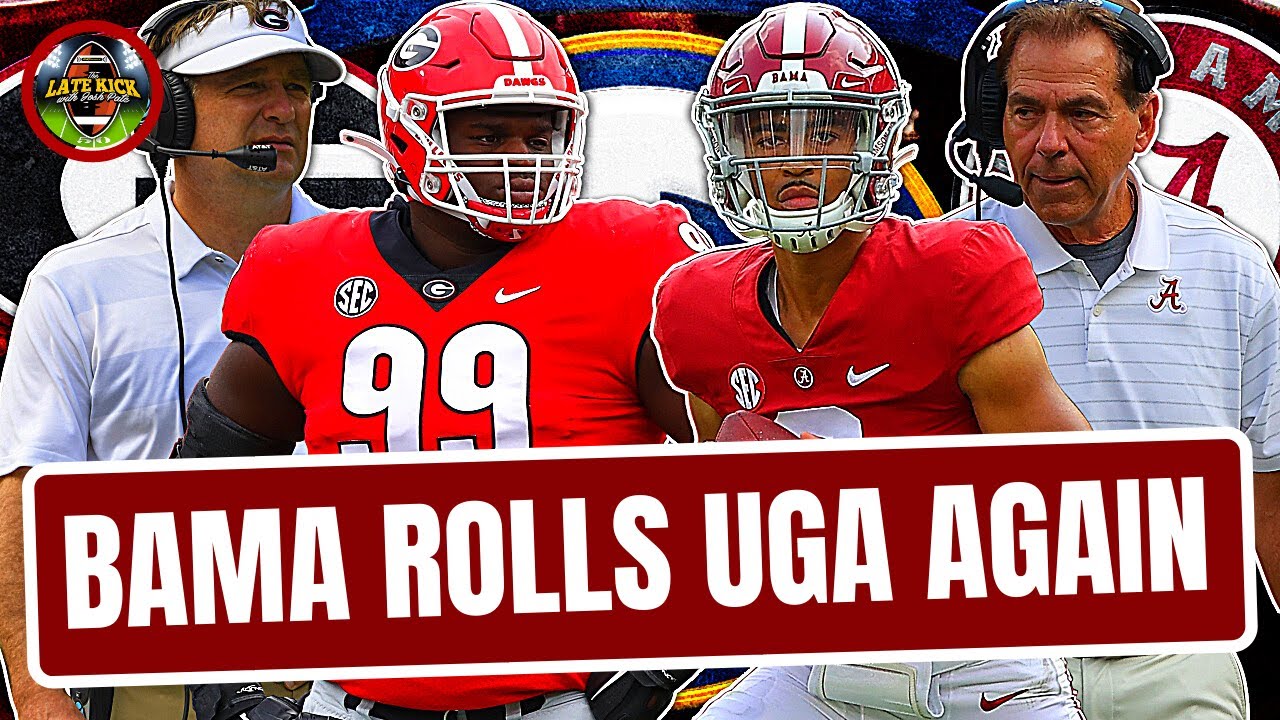 Alabama Takes Down UGA Again Rapid Reaction (Late Kick Cut) YouTube