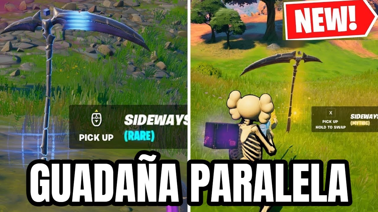 Dónde encontrar la Nueva Arma GUADAÑA PARALELA en Fortnite! (New ...