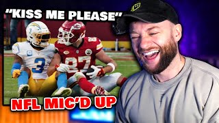 SOCCER FAN REACTS TO NFL MIC'D UP *THIS IS HILARIOUS*
