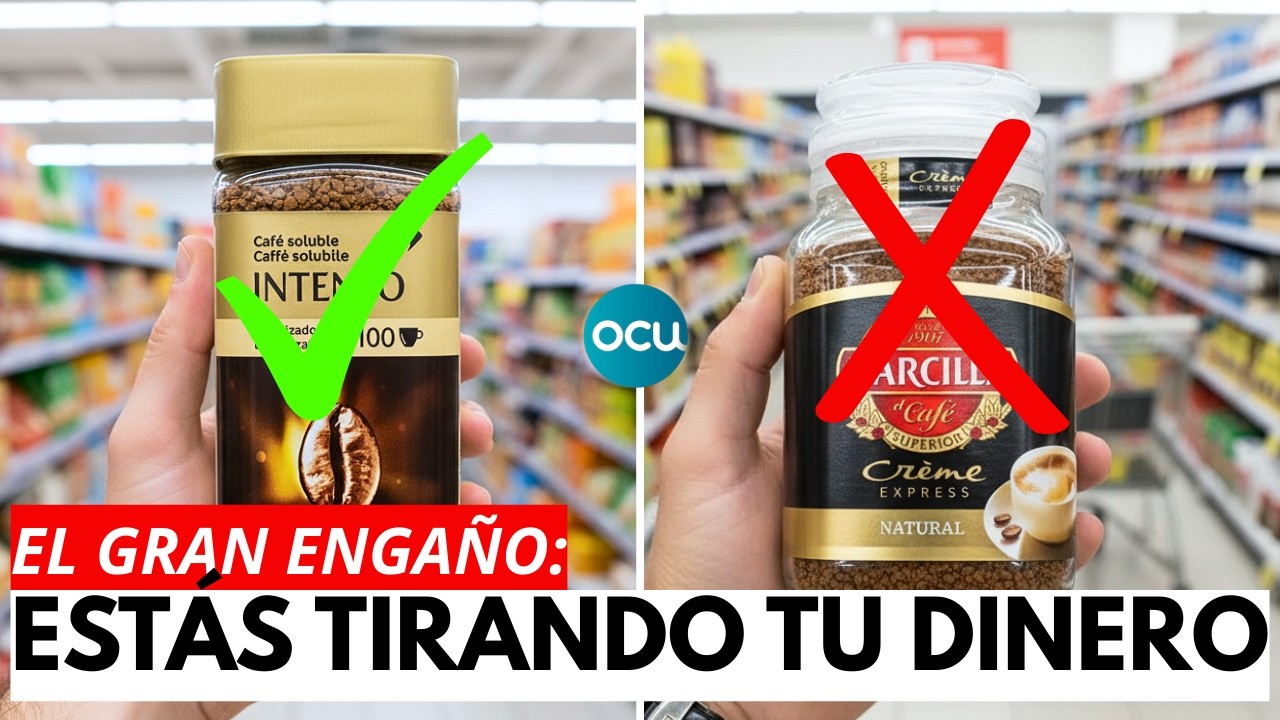 5 Cafés Solubles BARATÍSIMOS que HUMILLAN a Marcas Caras (La OCU lo Confirma)