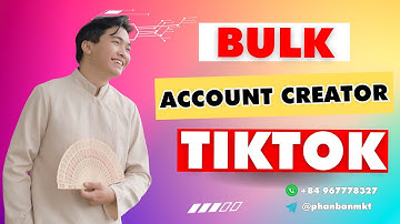 Bulk TikTok Account Creator Tool – Create 100+ Accounts Automatically