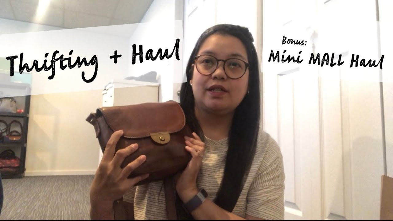 THRIFTING VLOG + THRIFT & MALL HAUL | $8 FOSSIL , $3 COACH & more