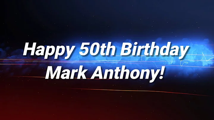 Mark's 50th Birthday Celebration Video!