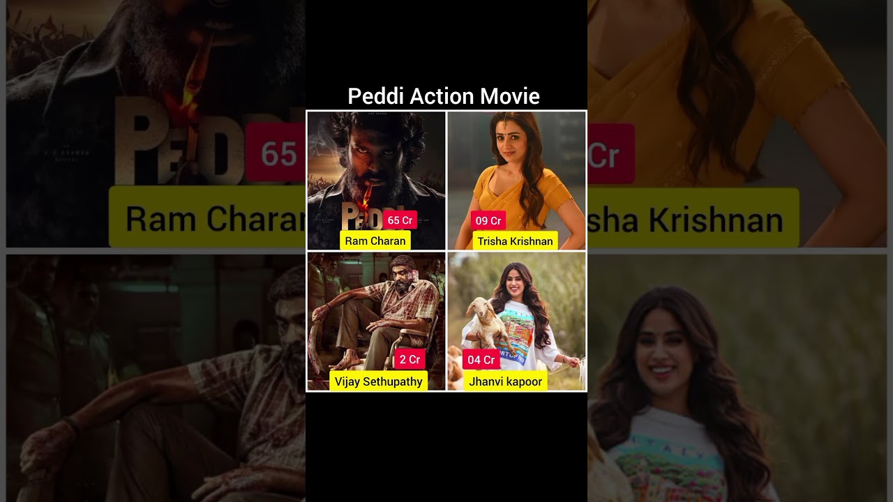 Peddi movie cast fees 