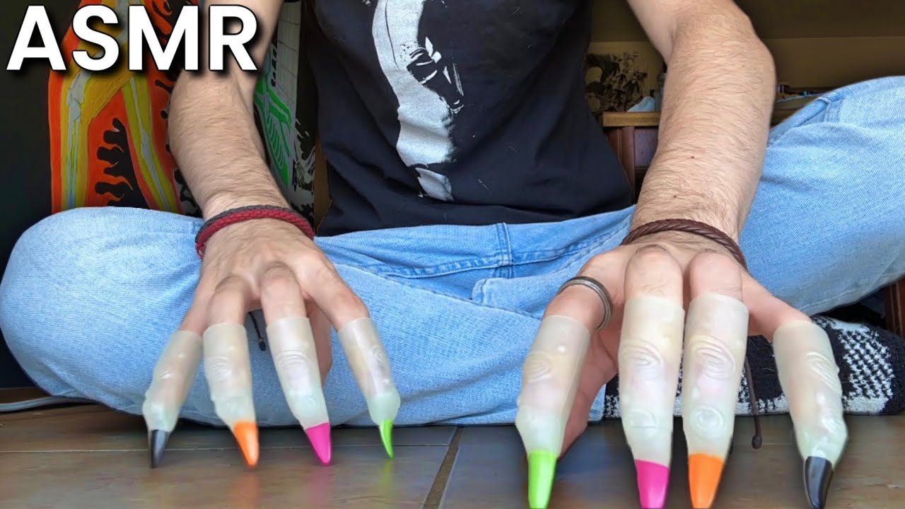 *ASMR* Tapping & Scratching with Witch Nails 🧙🏼‍♀️- lofi