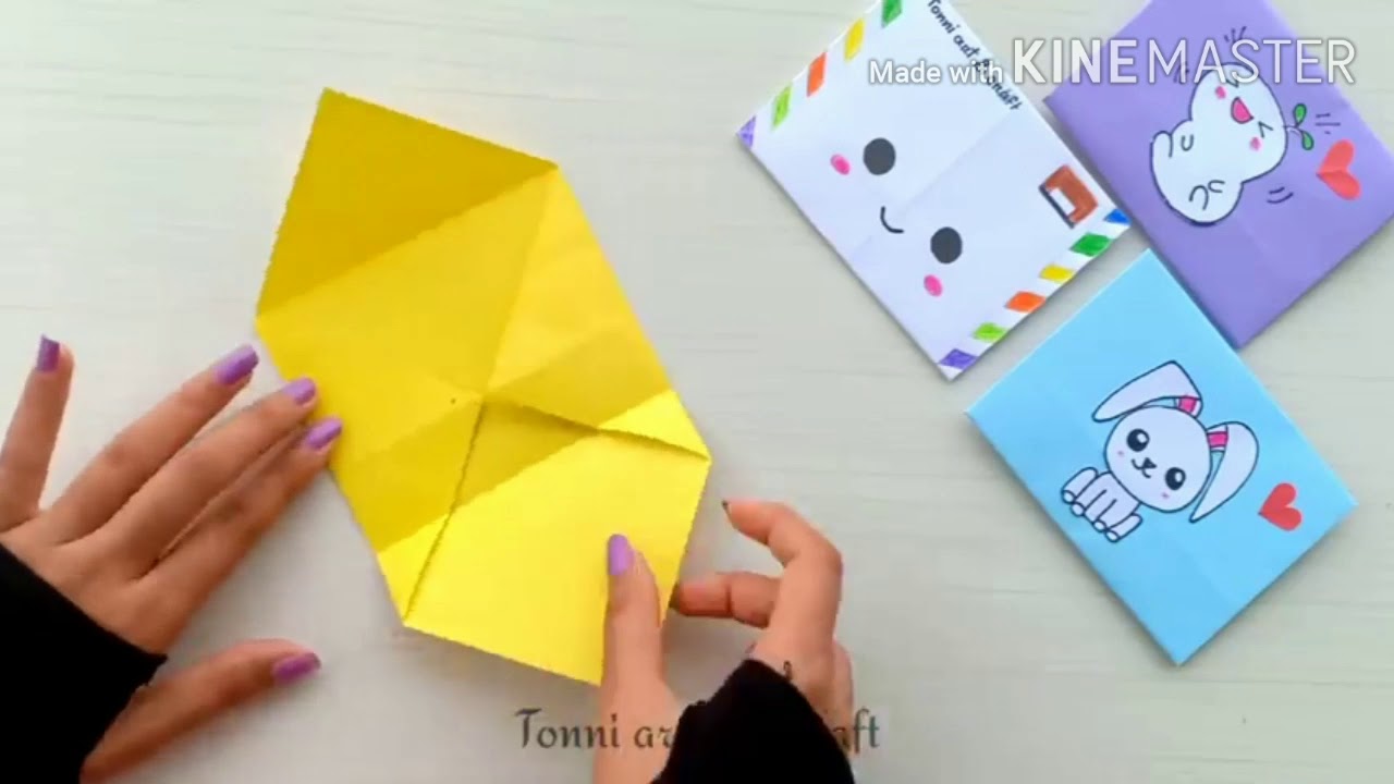 DIY origami envelops how to make origami envoles at home in lockdown ...