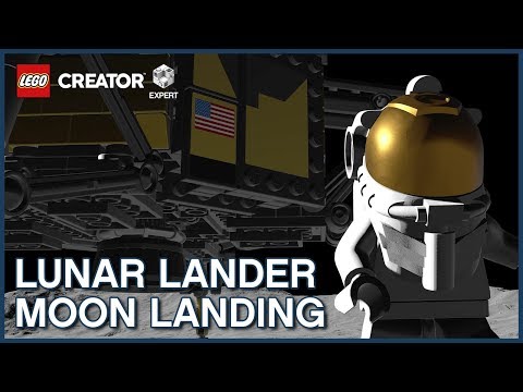 First Lunar Landing Recreated with LEGO Creator Expert