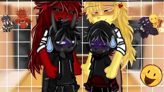 Verity and Mob (+Twixxel and creator) They react to... •|Minecraft × Gacha|• 