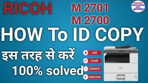 Ricoh M2700 M2701 ID CARD COPY PROCESS! How To ID Card Copy Ricoh m 2701 Ricoh m2701! 2700!id card ?