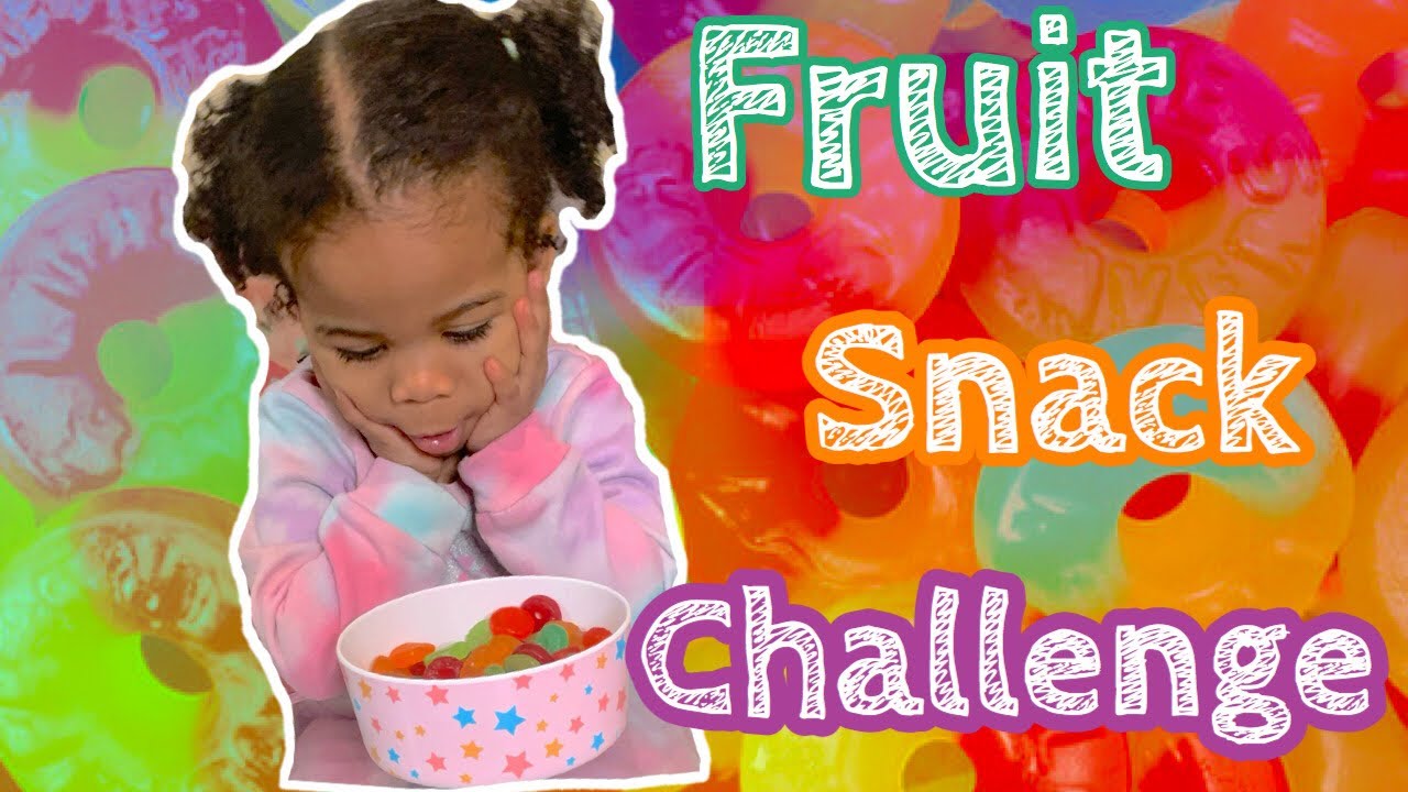 Fruit Snack Challenge (we can’t believe what she did) 😮 YouTube