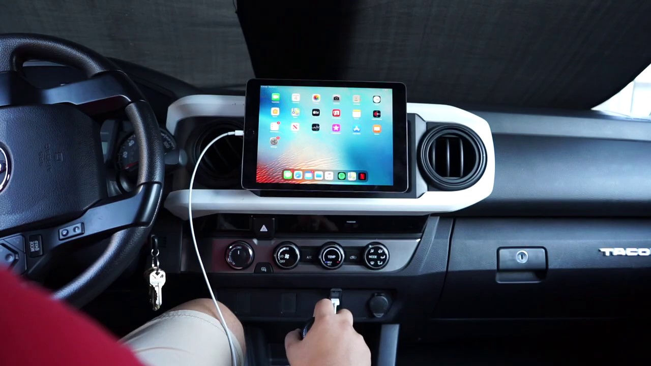 2016-20 3rd Gen Tacoma iPad vs Apple CarPlay Head Unit - YouTube