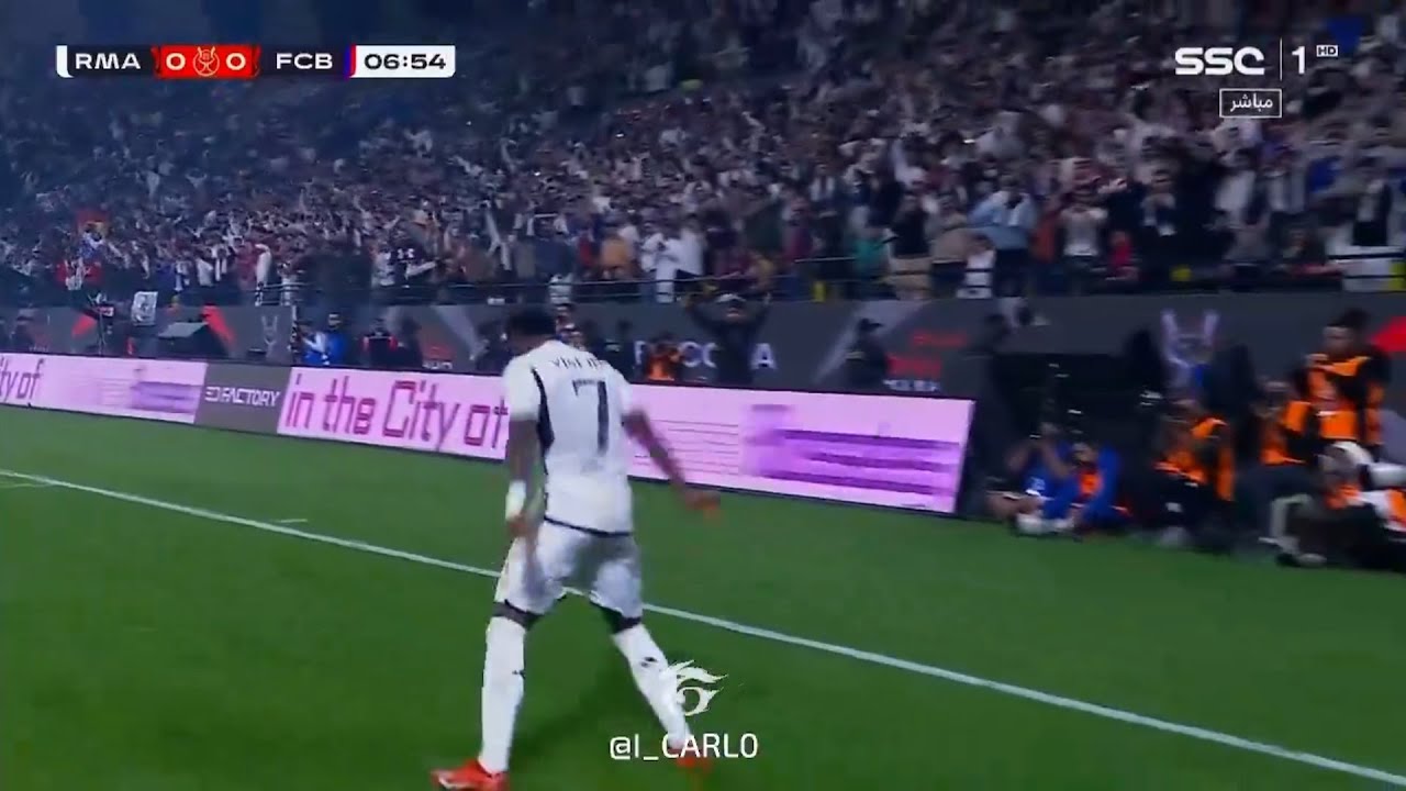 REAL MADRID 4-1 BARCELONA en DIRECTO (FINAL SUPERCOPA DE ESPAÑA) - YouTube