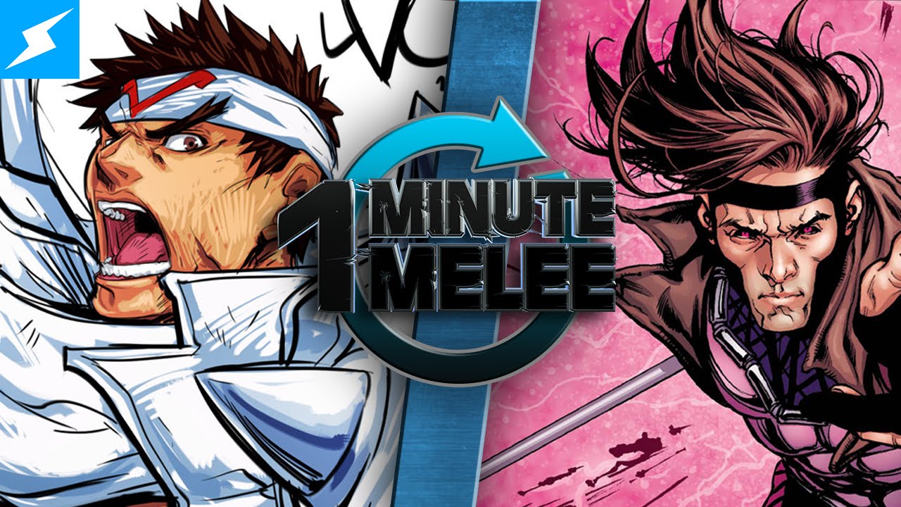 One Minute Melee - Jin Saotome vs Gambit (Cyberbots vs X-Men)