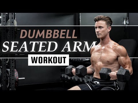10-Minute Seated Arm Workout (Follow Along with Dumbbells!)