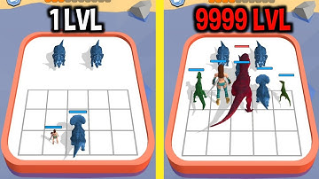 MAX LEVEL in Dinosaur Merge Master Battle Game EMBER