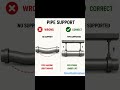 How Pipe Sagging Damages Plumbing #shorts