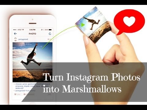 How to Turn your Instagram Photos into Marshmallows with Boomf