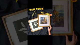 I HATED this wall art… so I fixed it 😌 #artistshort #artistshorts #beforeafter #beforeandafter