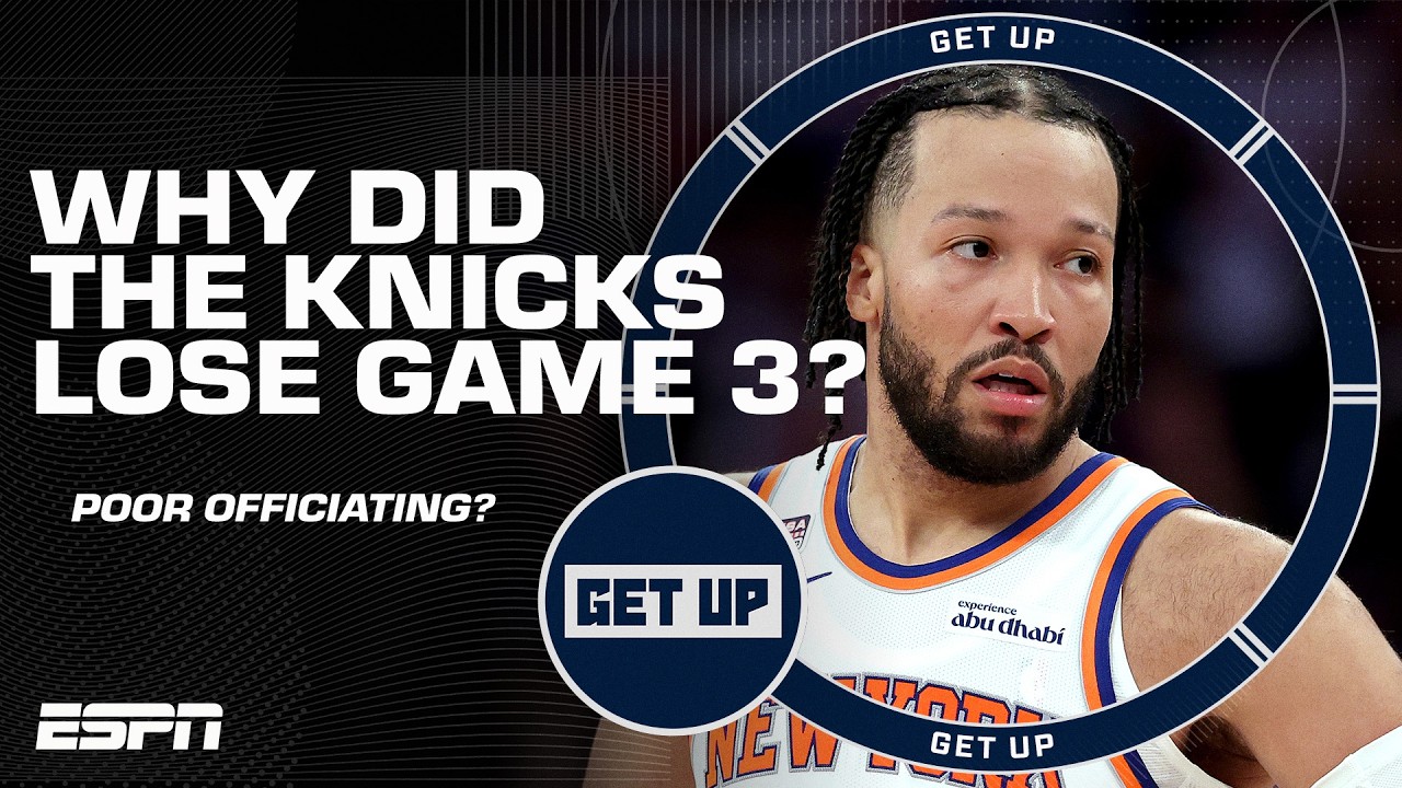 What role did officiating play in the Spurs' Game 3 victory? Get Up debates ššæ