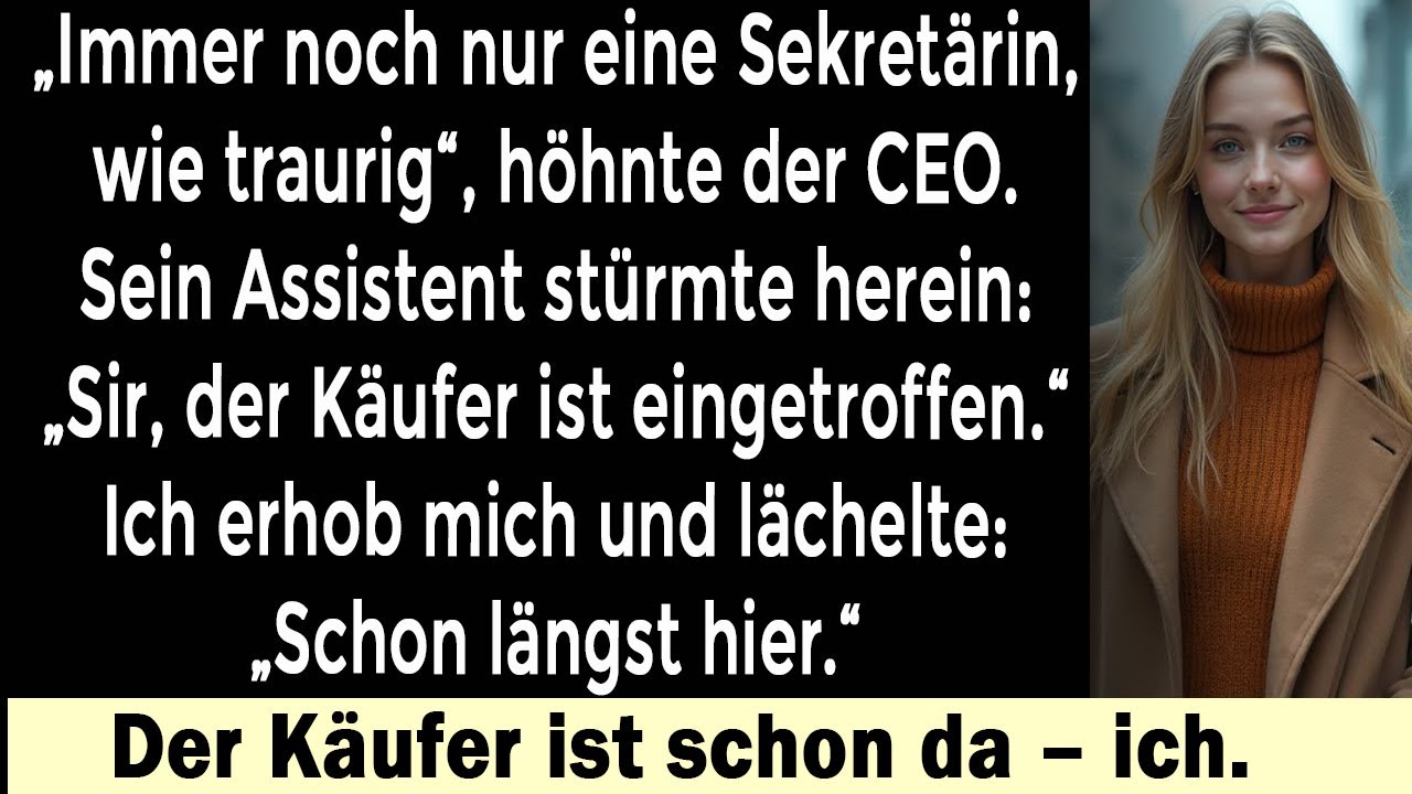 Bei der Vorstandssitzung nannten sie mich ein Nichts — bis sie erfuhren, dass ich ihre Firma besitze