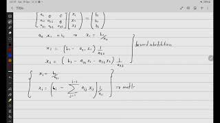 SOLVING LOWER TRIANGULAR SYSTEMS USING MATLAB 1