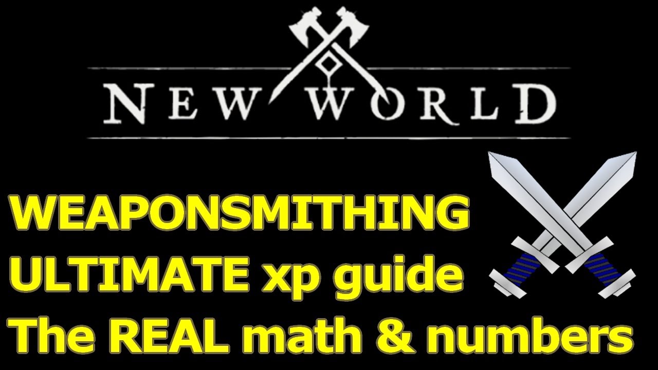 CHEAPEST ways to level up weaponsmithing after 1.1, the REAL MATH and
